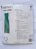 پیراهن ماکسی زنانه Esmara کد ADA-DR-105 | پیراهن بلند سبز با بند کمر و الیاف LENZING™ ECOVERO™