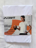 تیشرت ورزشی زنانه کریویت CRIVIT | آستین کوتاه سفید