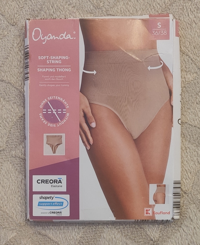 شورت گنی زنانه اویاندا مدل Soft-Shaping Formslip، بدون درز، کرمی،
