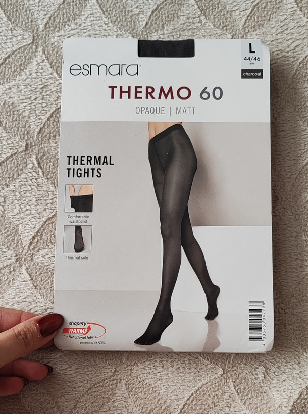 جورابشلواری حرارتی زنانه اسمارا Esmara | Thermo 60 ذغالی