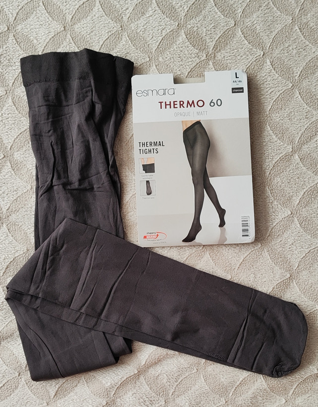 جورابشلواری حرارتی زنانه اسمارا Esmara | Thermo 60 ذغالی