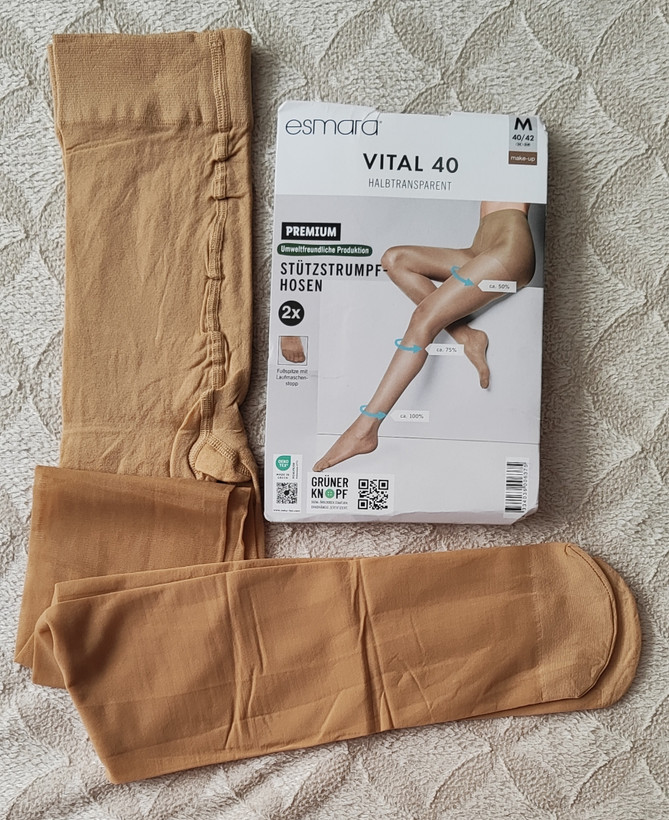 جورابشلواری نازک زنانه اسمارا Esmara | Soft & Seamless رنگ پوست ۲ عددی