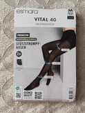 جورابشلواری فشاری زنانه اسمارا Esmara | VITAL 40 مشکی ۲ عددی