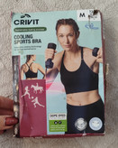 نیمتنه ورزشی زنانه کریویت CRIVIT | Cooling ساپورت بالا مشکی