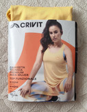 تاپ ورزشی زنانه کریویت CRIVIT | رکابی زرد