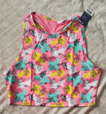 تاپ ورزشی زنانه میسترال Mistral | کراپ گلدار