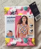 تاپ ورزشی زنانه میسترال Mistral | کراپ گلدار